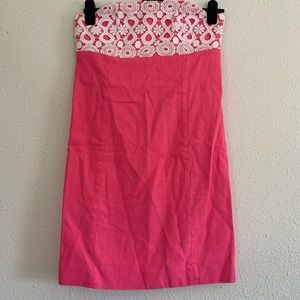 Lilly Pulitzer Bowen Crochet Strapless Dress